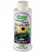 Fertilizante Líquido para Flores NPK 04-17-08 -120ml Dimy 